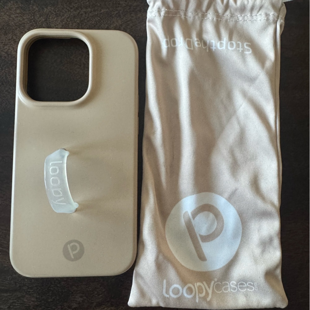 Loopy Case Beige Phone Protector iPhone 14 Pro